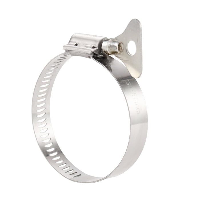 GROW1 Stainless Steel Hose Clamp w/ Butterfly Screw 1in - Image 2