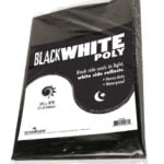 Black White Poly, 10' x 25', 5.5 mil ABWP25 Black White Poly, 10' x 25', 5.5 mil ABWP25
