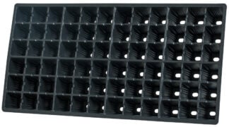 72-Cell Square Plug Flat Insert (Case of 10)