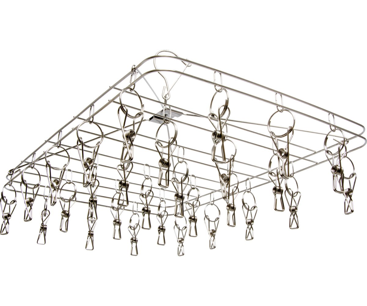 DR28HANG STACK!T 28 Clip Stainless Steel Drying Rack 1 STACK!T 28 Clip Stainless Steel Drying Rack