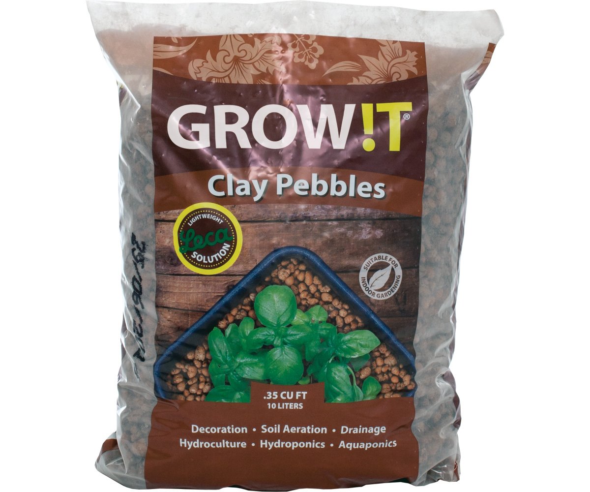 GMC10L GROW!T Clay Pebbles, 10 L 1 GROW!T Clay Pebbles, 10 L