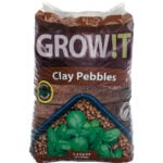 GROW!T Clay Pebbles, 4 mm-16 mm, 40 L GMC40L GROW!T Clay Pebbles, 4 mm-16 mm, 40 L GMC40L