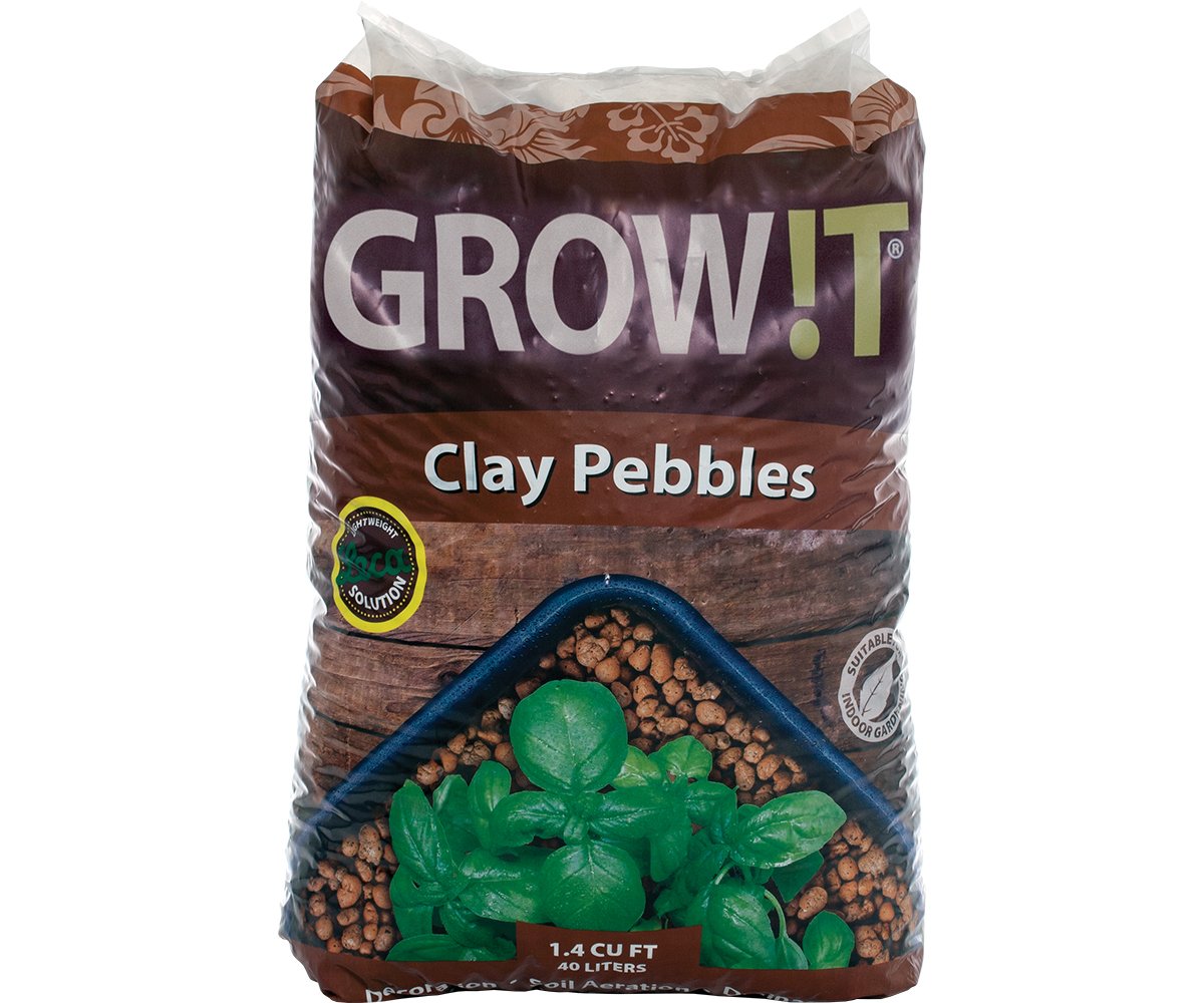 GMC40L GROW!T Clay Pebbles, 4 mm-16 mm, 40 L 1 GROW!T Clay Pebbles, 4 mm-16 mm, 40 L