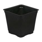 Gro Pro Square Plastic Pot Black 3.5 in  (1375/Case) 724032