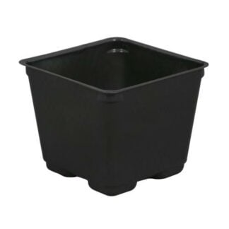 Gro Pro Square Plastic Pot Black 4 in (880/Case)