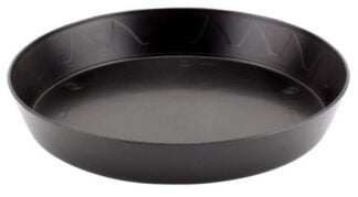 Gro Pro Heavy Duty Black Saucer - 8 in (100/Case)