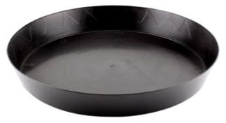 Gro Pro Heavy Duty Black Saucer - 14 in (35/Case)