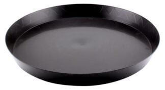 Gro Pro Heavy Duty Black Saucer - 18 in (35/Case)