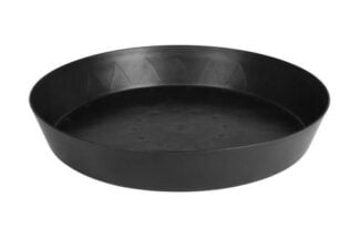 Gro Pro Heavy Duty Black Saucer w/ Tall Sides - 20 in (10/Case)