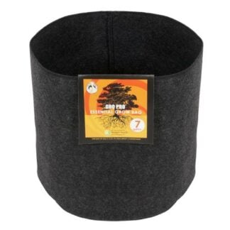 Gro Pro Essential Round Fabric Pot - Black 7 Gallon  (84/Case)