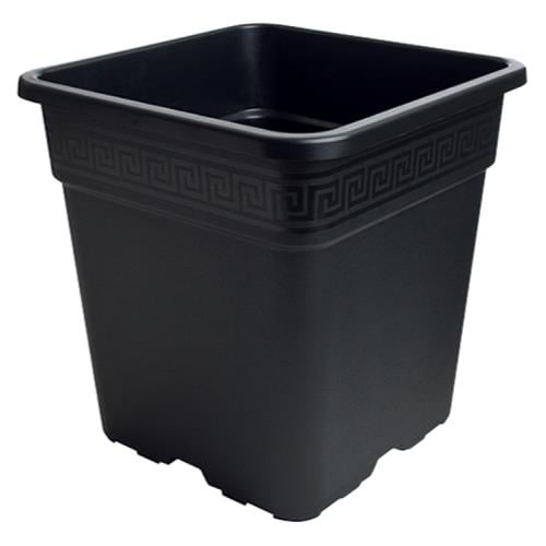 Gro Pro Black Square Pot - 2 Gallon