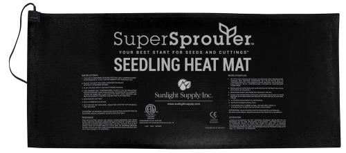 726677 Super Sprouter 4 Tray Seedling Heat Mat 21 in x 48 in 1 Super Sprouter 4 Tray Seedling Heat Mat 21 in x 48 in