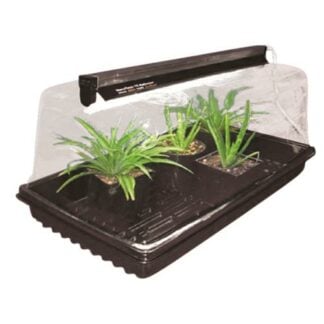Super Sprouter Ultra Clear Vented Humidity Dome 7 in w/ Light Tracks (35/Case)