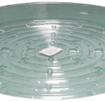 Clear Saucer, 12", pack of 10 (Case of 4) HGS12