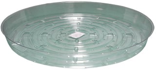 Clear Saucer, 14", pack of 10 (Case of 2)