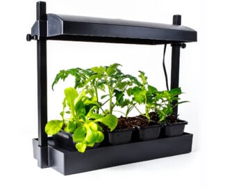 SunBlaster Micro LED Grow Light Garden, Black