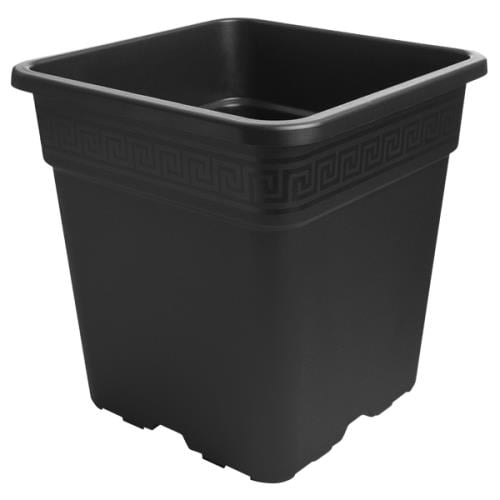 Gro Pro Black Square Pot 8 Gallon 725425 - Horticulture Source