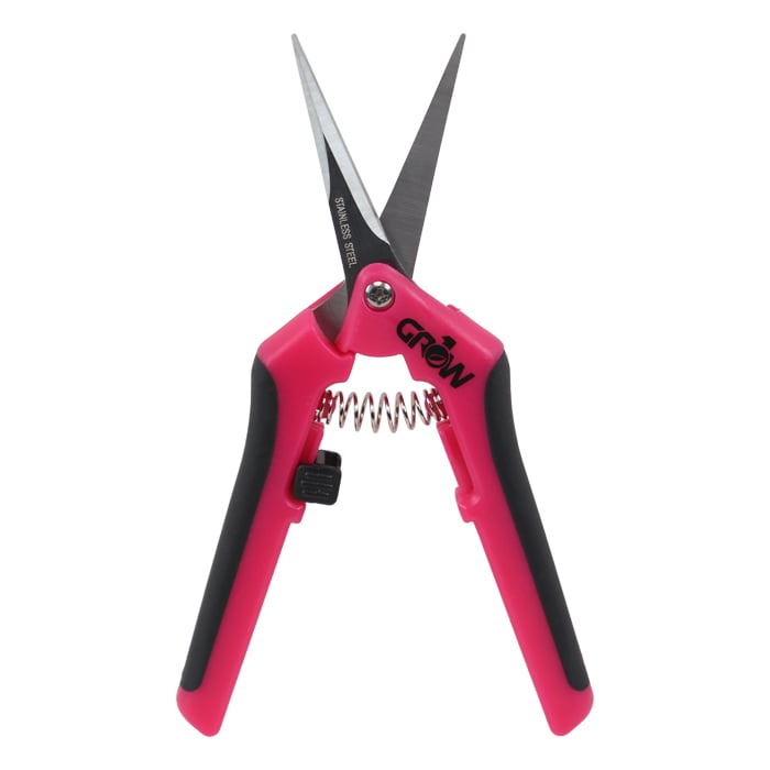 Grow1 Pink Trimming Shears, Straight Blade Scissors - Image 2